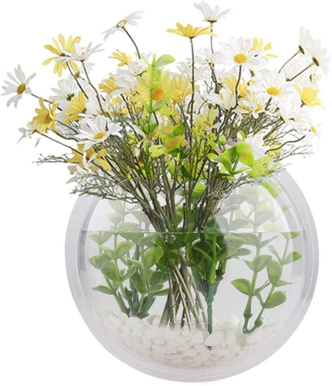 Hängende Fischschalen zur Wandmontage für Betta-Aquarien – transparente Deko