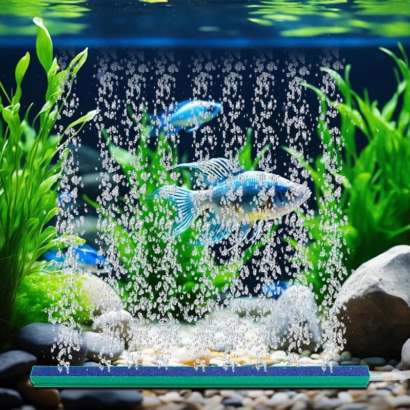 Aquarium Sauerstoffstein Set mit 4m Schlauch - 4 Stück, 30cm