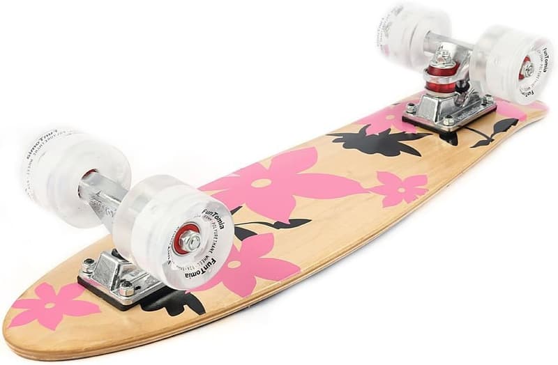 FunTomia Mini-Cruiser Skateboard 57cm aus 7-lagigem Ahornholz
