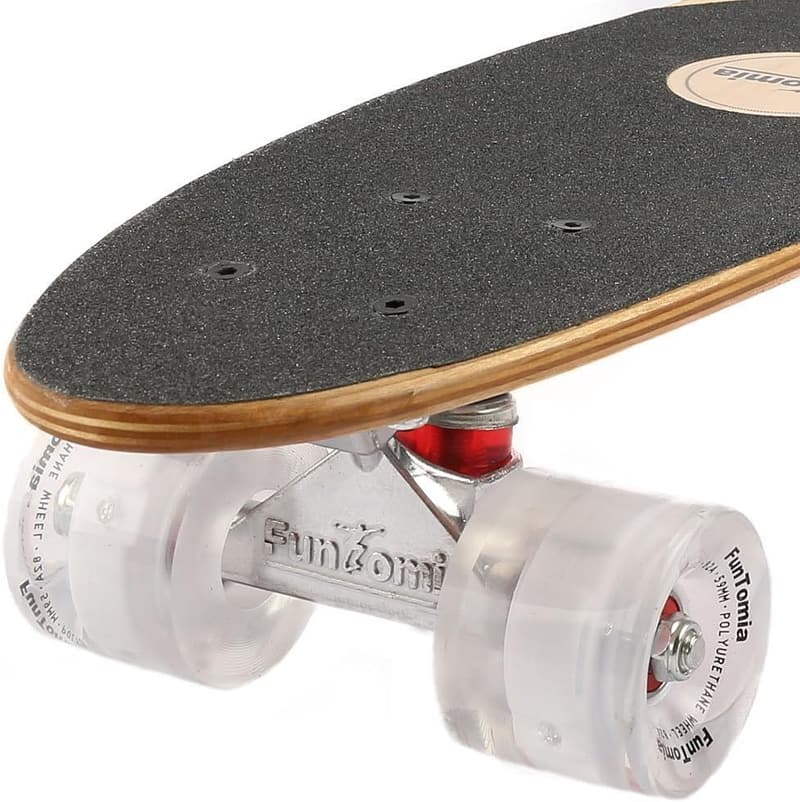 FunTomia Mini-Cruiser Skateboard 57cm aus 7-lagigem Ahornholz
