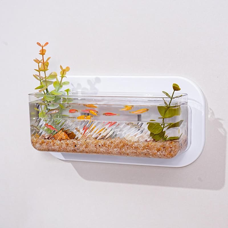 Wandmontierter Blumentopf – Dekoratives Fischglas für Schlafzimmer und Küche