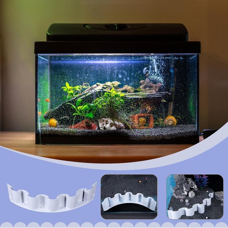 Aquarium Trennwand für Sand und Wasserpflanzen, effizient und dekorativ