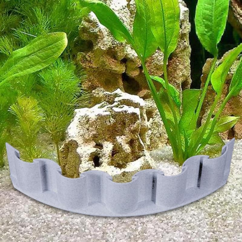 Aquarium Trennwand für Sand und Wasserpflanzen, effizient und dekorativ