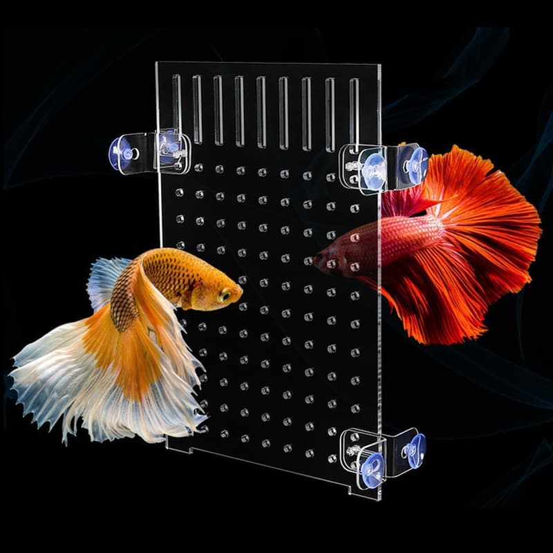 Aquarium Trennwand aus Acryl – Transparente Isolation für Fischbecken (40x30cm)