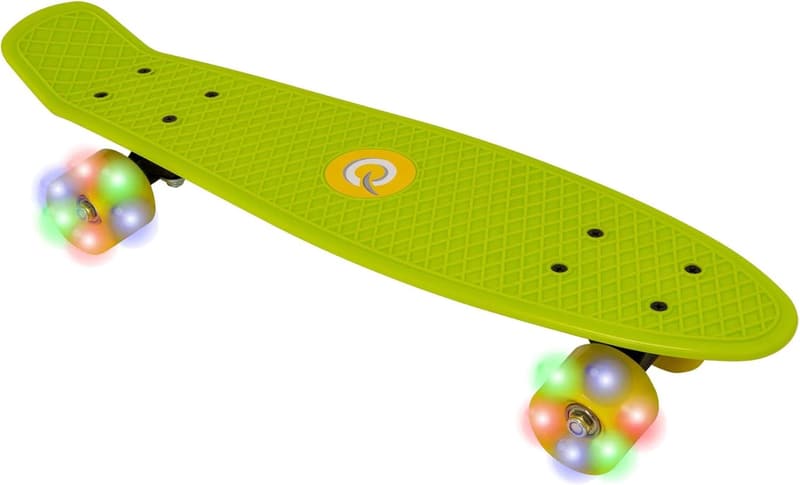 Beleuchtetes Skateboard 56,9 cm für Kinder und Jugendliche