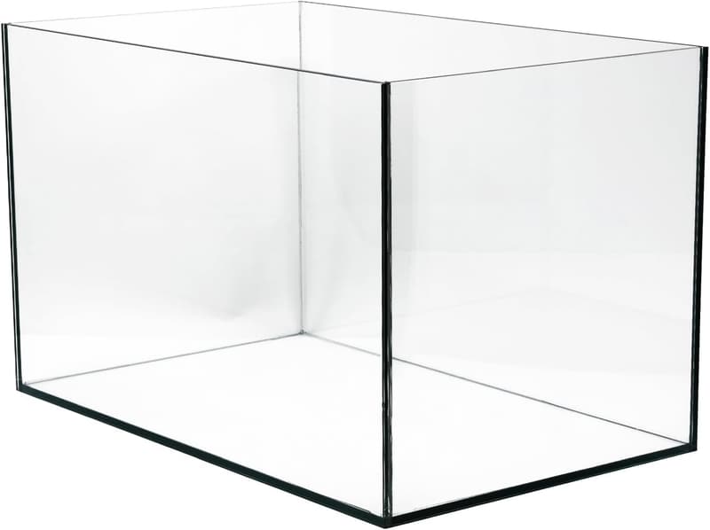 Rechteckiges Aquarium aus Glas 30x20x20 cm, 12 Liter, stoßfest für Fische und Pflanzen