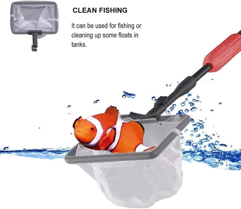 Aquarium Reinigungsset 6 in 1 mit Algenschaber und Schwamm