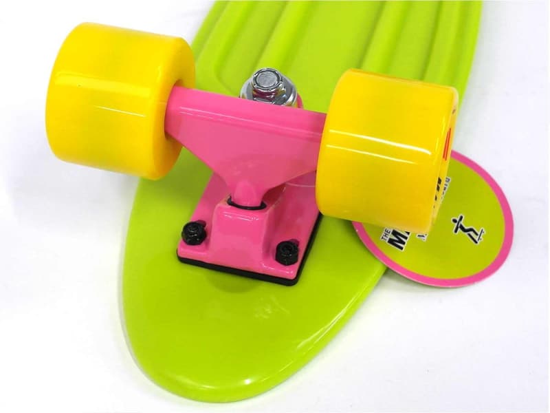 MAXOfit Mini Skateboard Retro Cruiser 55 cm für Anfänger und Fortgeschrittene