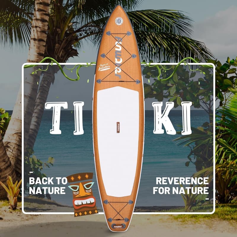 Aufblasbares SUP-Board 350 cm mit Sitz und Doppelpaddel für alle Könnensstufen