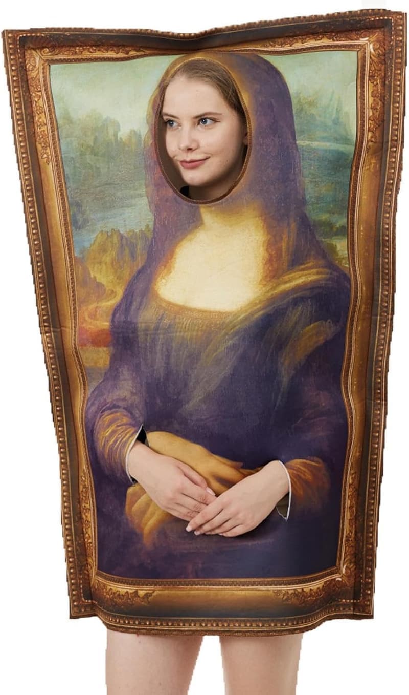 Mona Lisa Kostüm für Erwachsene – Lustiges Halloween-Outfit