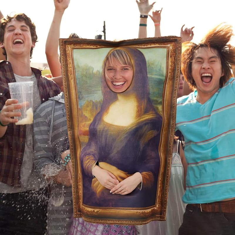 Mona Lisa Kostüm für Erwachsene – Lustiges Halloween-Outfit