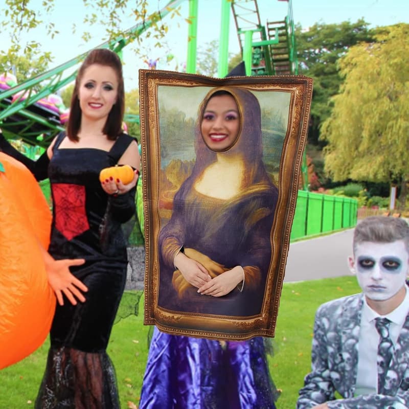 Mona Lisa Kostüm für Erwachsene – Lustiges Halloween-Outfit