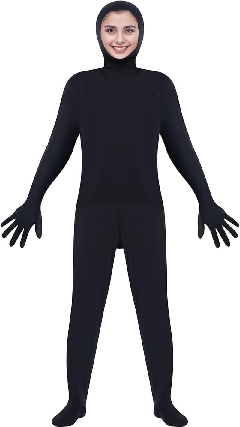 Halloween Bodysuit Kostüm für Erwachsene – Offenes Gesicht Overall