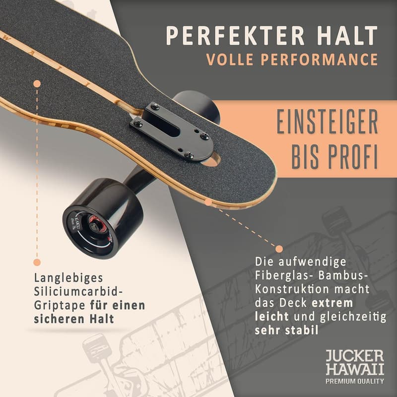 JUCKER HAWAII HOKU Longboard - Hochwertige Fiberglaskonstruktion