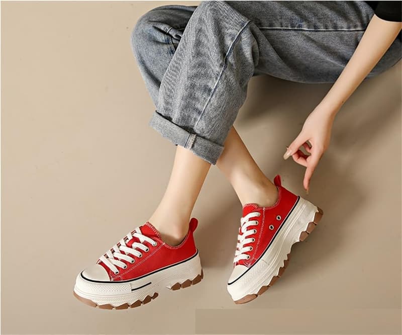 Leichte Low-Top Leinenschuhe für Frauen - Modische Freizeitschuhe