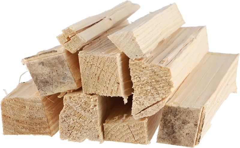 Natürliches Anzündholz aus Fichtenspänen – 5 kg für Grill und Kamin