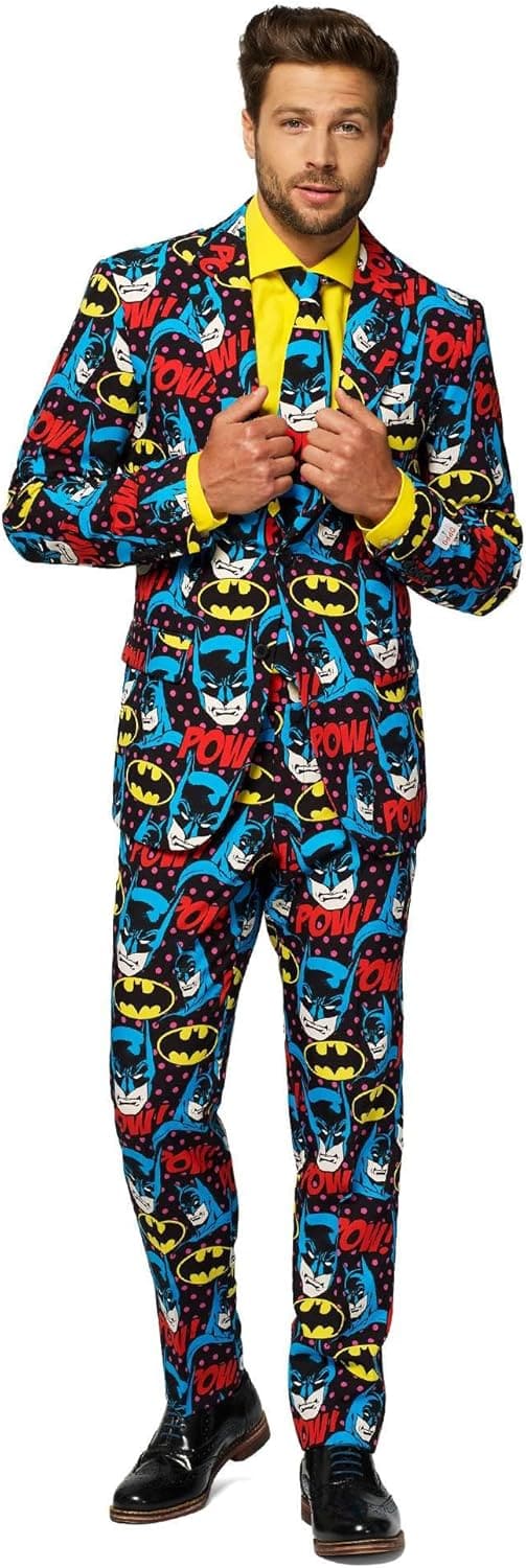 OppoSuits Halloween Anzug für Männer mit gruseligem Druck