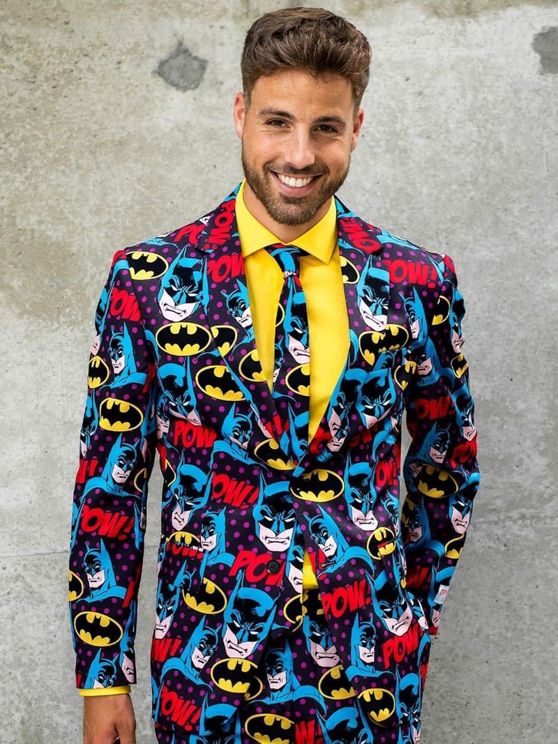OppoSuits Halloween Anzug für Männer mit gruseligem Druck