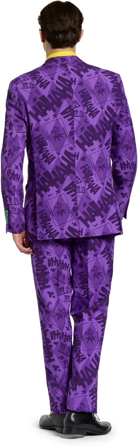 The Joker Kostüm für Herren – DC Comics Slim Fit Anzug mit Krawatte