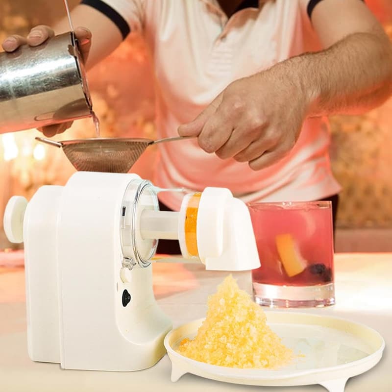 Schneekegelmaschine mit 2000mAh Batterie für Familienfeiern und Partys