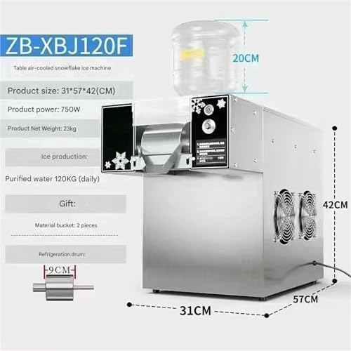 Edelstahl Schneekegelmaschine mit einstellbarer Geschwindigkeit für Gastronomie