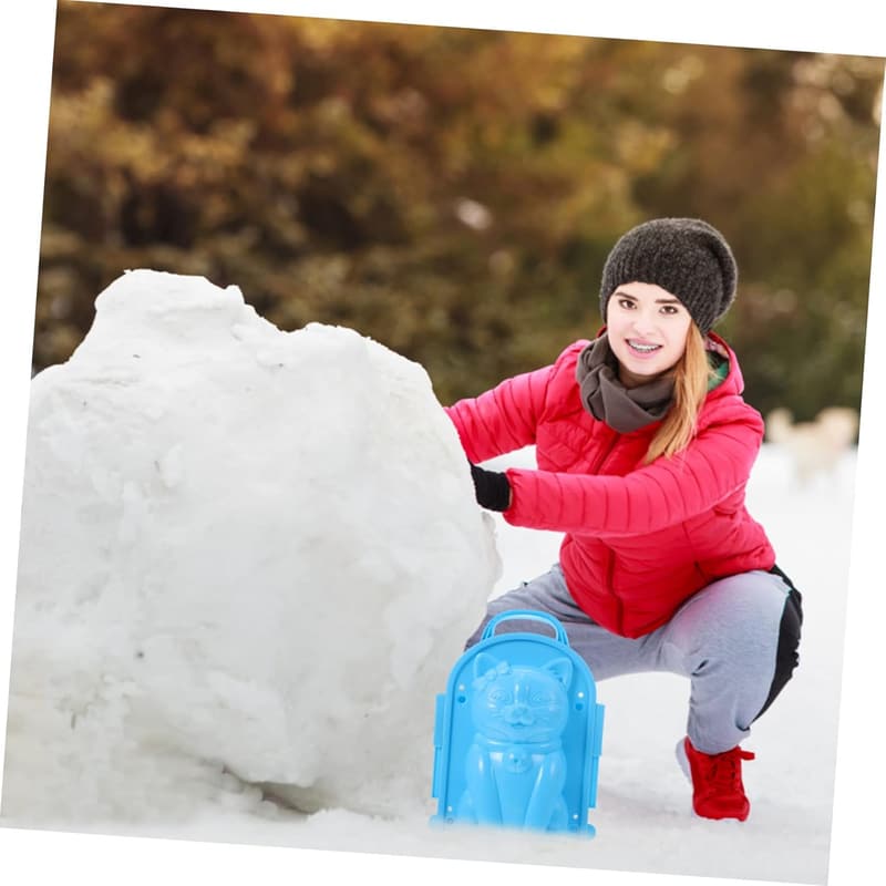 Clip Schneemannmacher für Kunstschnee – Schneeerzeuger in Blau