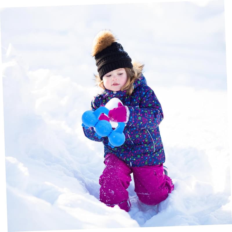Schneeballmacher-Set (2 Stück) für Schneespiele und Winterdekoration