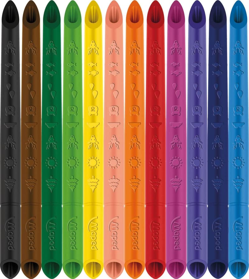 Maped Color'Peps Infinity Buntstifte - 12er Set, ergonomisch und unendliche Nutzung
