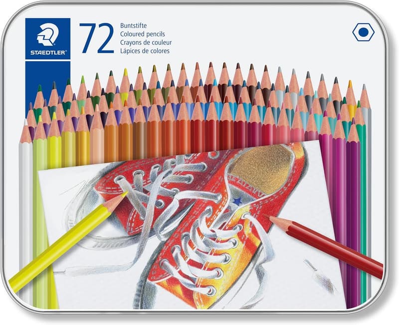 STAEDTLER Buntstifte im Metalletui, 72 leuchtende Farben