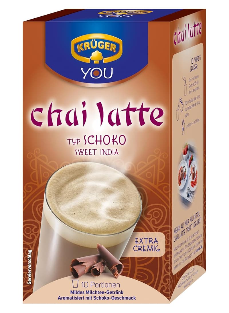 Chai Latte Schokolade Instantgetränk, 250 g (10x 25 g)