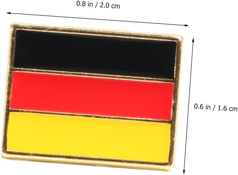 Amerikanische Flaggen-Pins für Freunde – Modische Anstecker für Kleidung