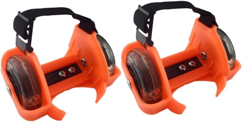 Verstellbare leuchtende Fersenräder für Rollschuhe – Outdoor Zubehör für Fitness