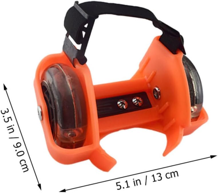 Verstellbare leuchtende Fersenräder für Rollschuhe – Outdoor Zubehör für Fitness