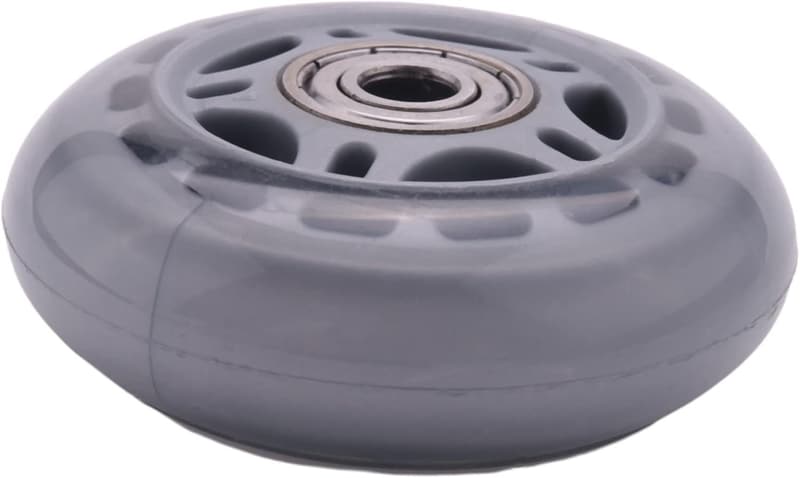 Graue transparente Skateschuhe mit 70 * 24mm Rollen für Skifahren und Inline-Skating
