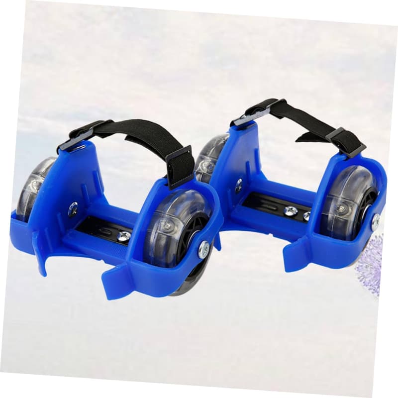 Blinkende Fersenräder für Skates – 1 Paar Fersenroller