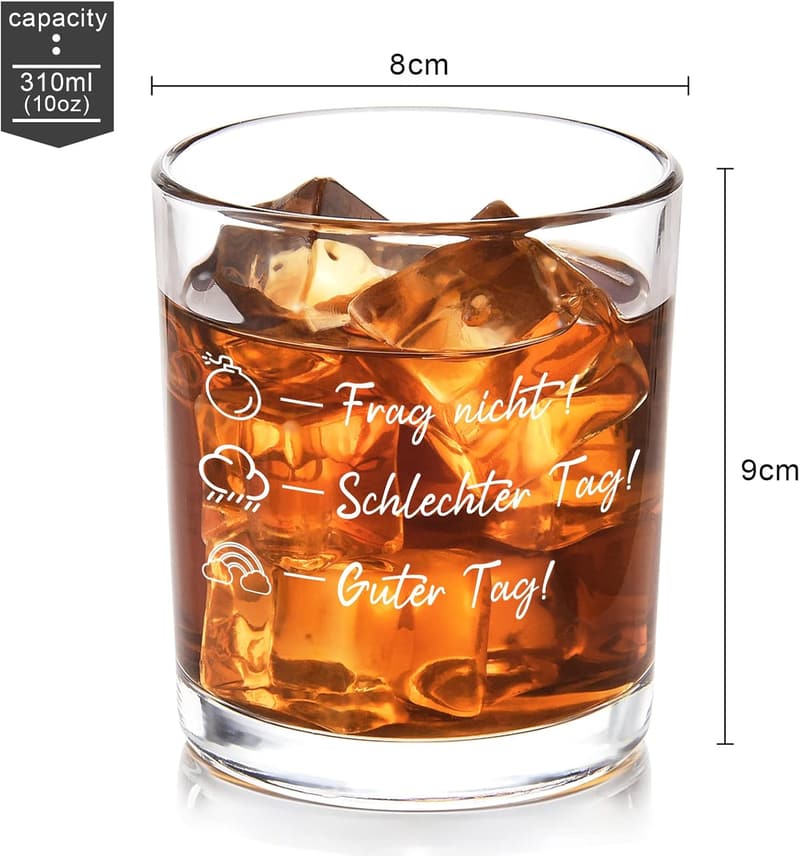 Personalisierte Whiskygläser mit Gravur – Lustige Geschenke für Männer