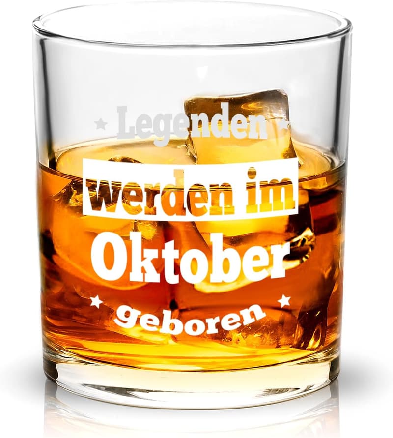 Whiskyglas Geschenk für Männer - Lustiges Geburtstagsgeschenk 300ml