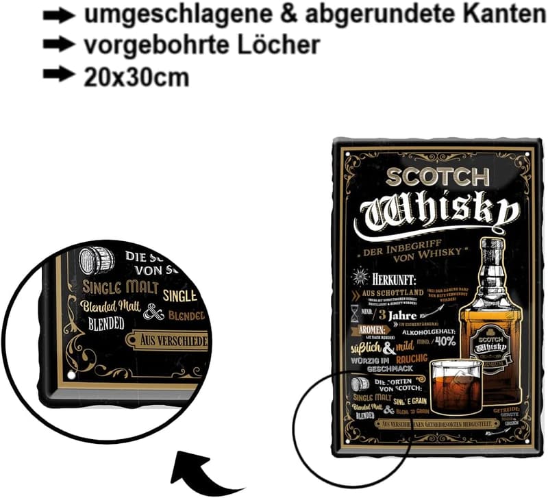 Vintage Blechschild 
