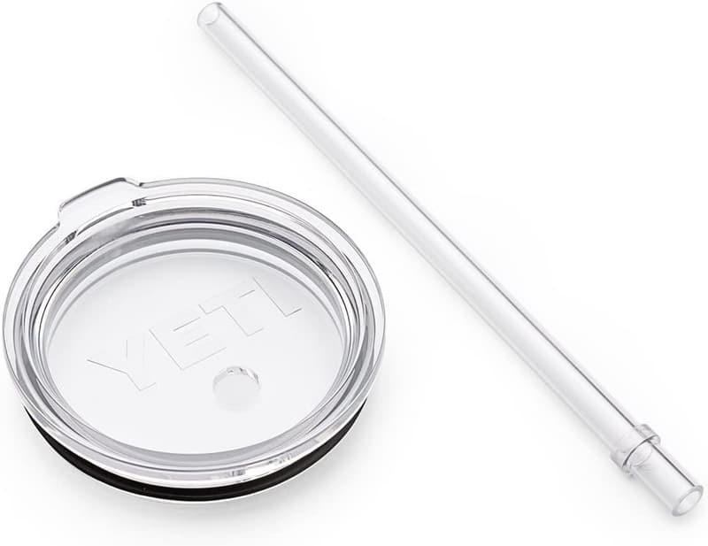 YETI Rambler Tumbler mit Strohhalmverschluss, 30oz, Weiß