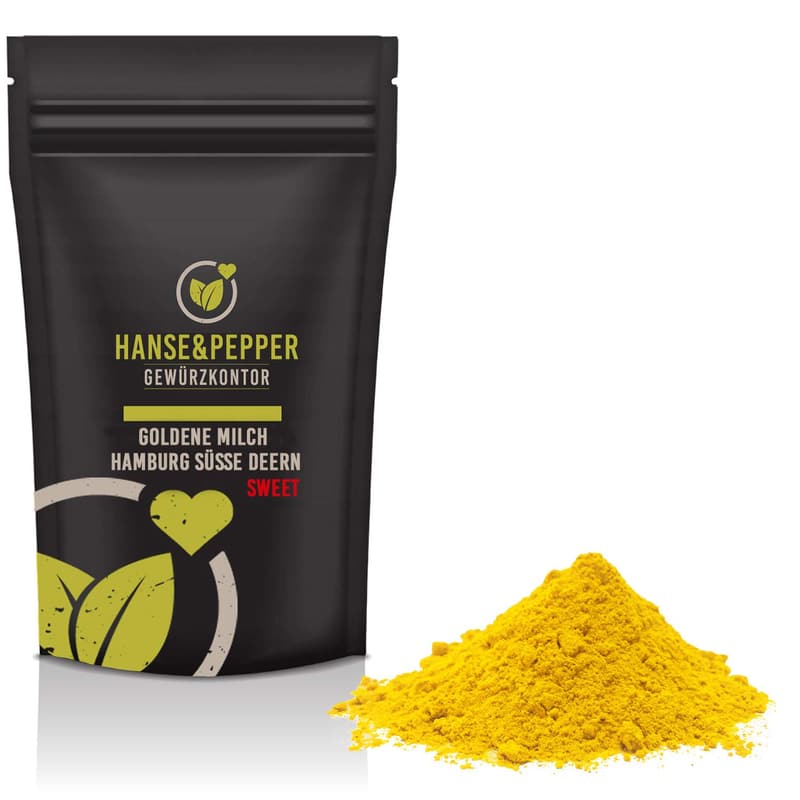 Kurkuma Latte Gewürz mit Kokosblütenzucker – 500g