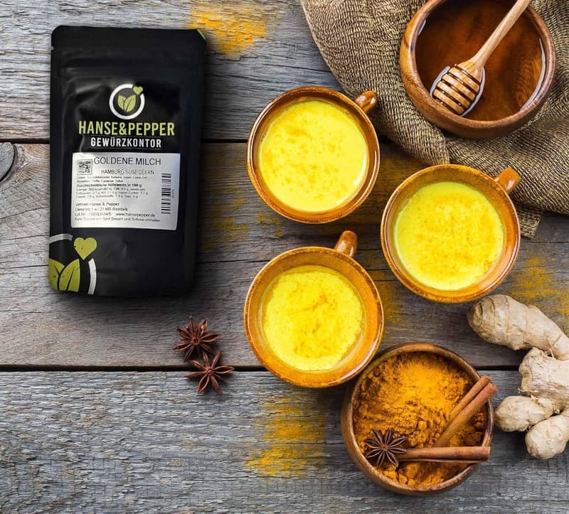 Kurkuma Latte Gewürz mit Kokosblütenzucker – 500g