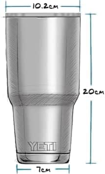 YETI Rambler Edelstahlbecher 30 oz in Navy