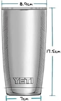 YETI Edelstahlbecher, 20 oz (591 ml), Weiß