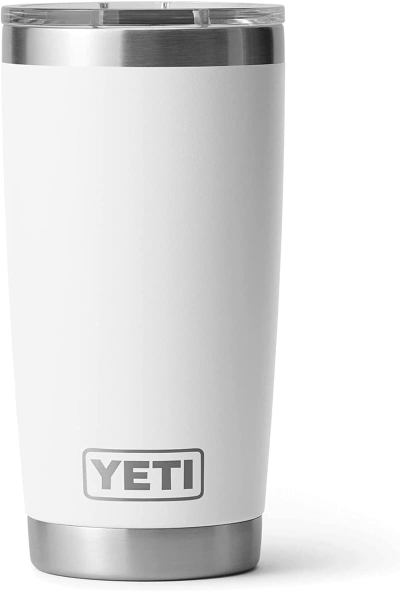 YETI Edelstahlbecher, 20 oz (591 ml), Weiß
