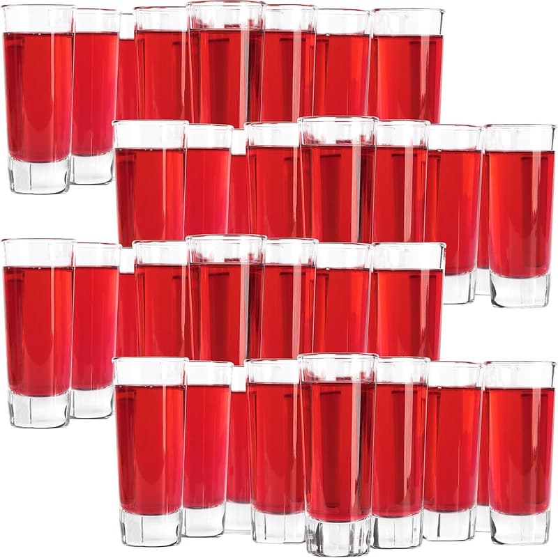 40 elegante Schnapsgläser für Likör - 2x20er Geschenkbox