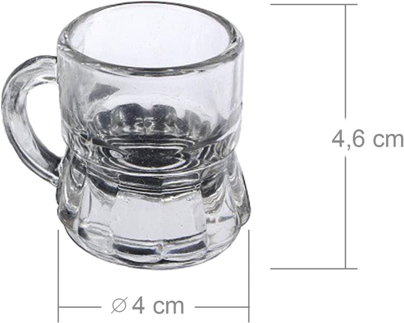 12er Set Schnapsgläser 3cl für Bar und Party