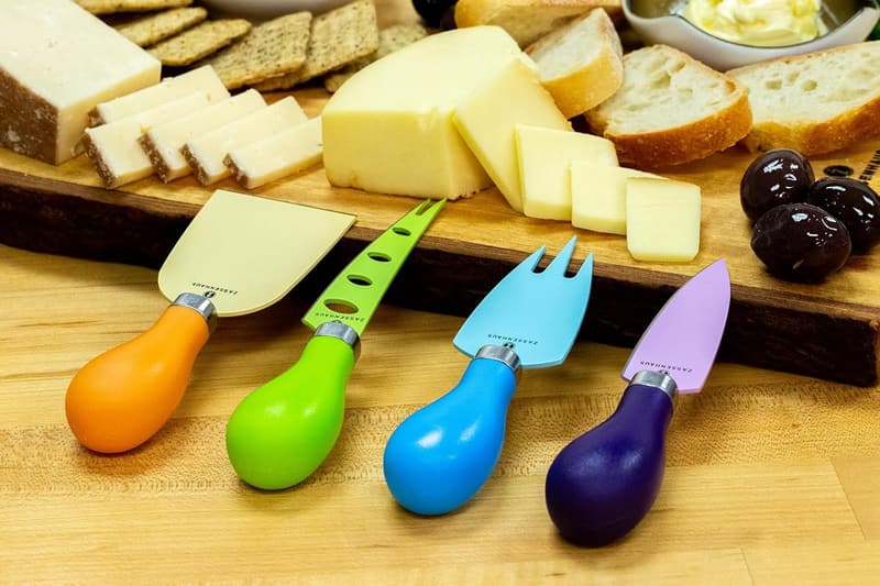 Zassenhaus Käsemesser Set 4-teilig aus Edelstahl mit antihaftbeschichteten Klingen