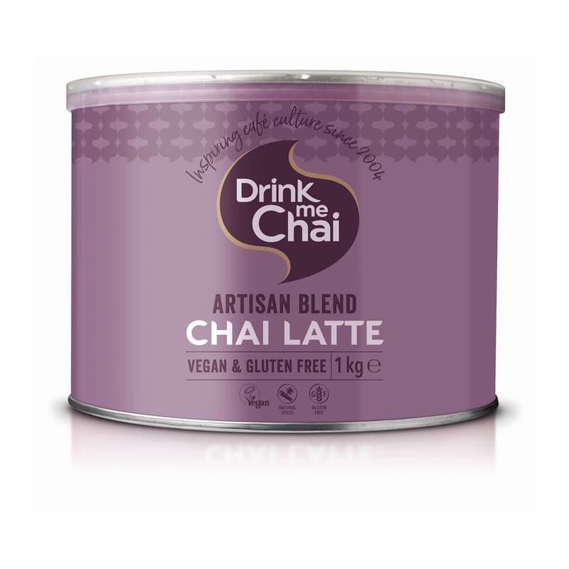 Veganes Chai Latte Pulver 1kg - Artisan Blend, glutenfrei, 50 Portionen