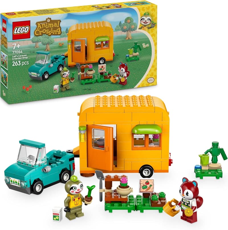 LEGO Animal Crossing Gerds Wohnwagen Set – Spielzeug für Kinder ab 7 Έτη