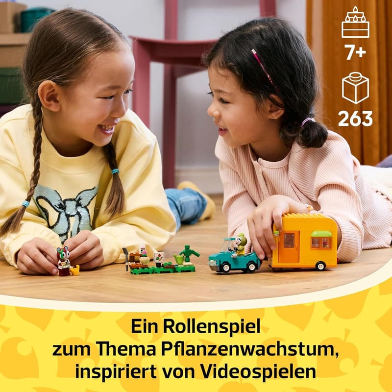 LEGO Animal Crossing Gerds Wohnwagen Set – Spielzeug für Kinder ab 7 Έτη